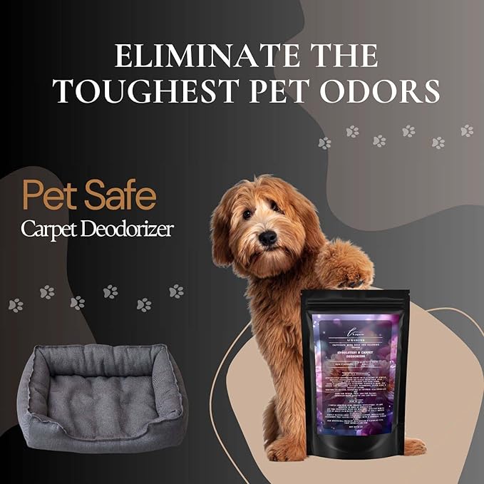 Aurabomb Carpet Freshener Powder 16 oz | Powerful Odor Eliminator for Home | Upholstery Deodorizer | Carpet Deodorizer | Pet Urine | Cat Litter Box