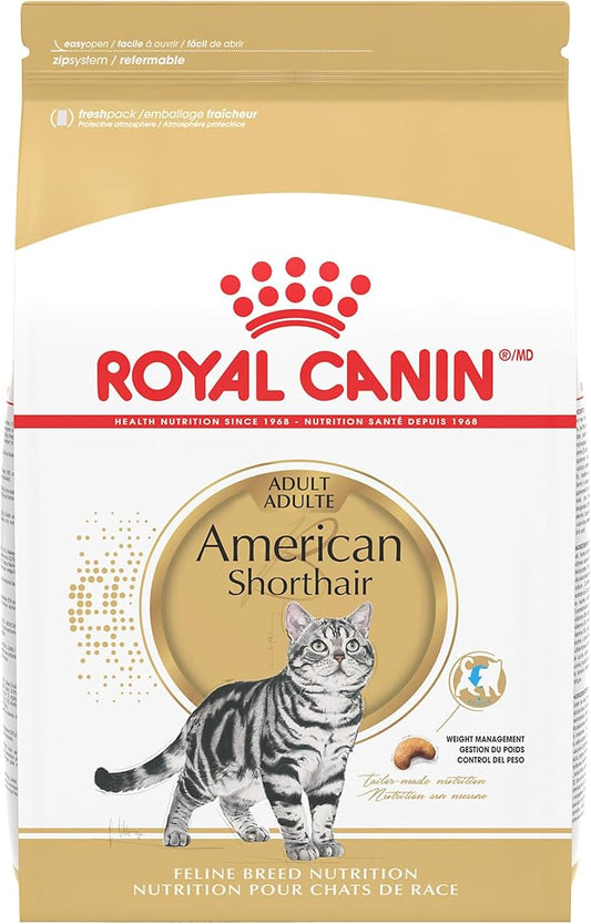 Royal Canin American Shorthair Breed Adult Dry Cat Food, 5.5 lb.