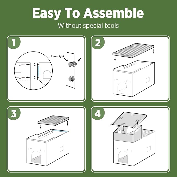 Cat Beds for Indoor Cats, Cardboard Cat House with Scratchers, Coffee Shop, Large Sturdy Cat Furniture Condo Cave Tent, Easy to Assemble Pet Toys Accessories Stuffs, Bunny Small Animals