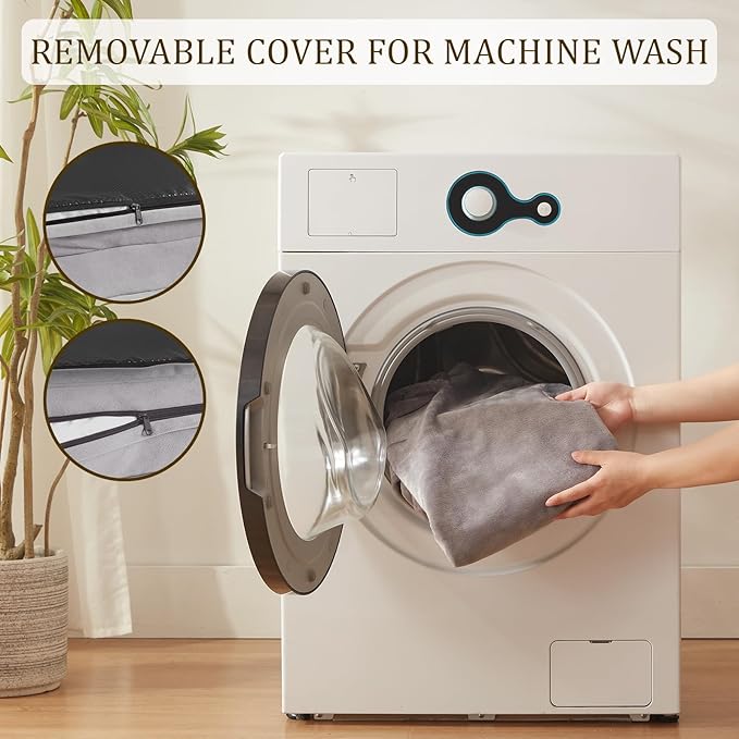 Bedfolks Orthopedic Dog Bed XL, Waterproof Dog Sofa Bed for Extra Large Dogs, Egg Foam Pet Couch Bed with Removable Washable Cover and Nonslip Bottom, Light Grey