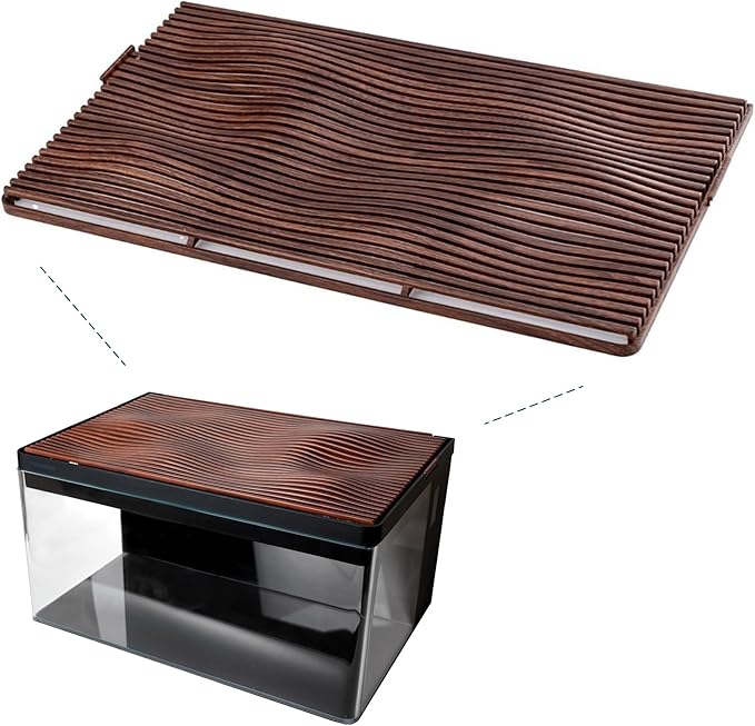 Cherry Wood Grain Top Lid for Clairnara Harmony Aquatic Tank