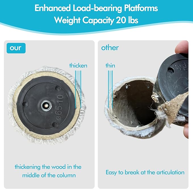 Cat Tree 5-Tier Floor to Ceiling, 89-109 Inch Adjustable Height Cat Tower with Cozy Hammock, Cat Climbing Tree for Indoor Cats, Darkgrey