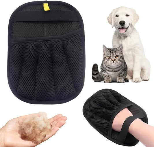 Pet Hair Removal Glove for Cats & Dogs, Reusable Pet Hair Remover Electrostatic Gloves for Couch, Furniture, Carpet