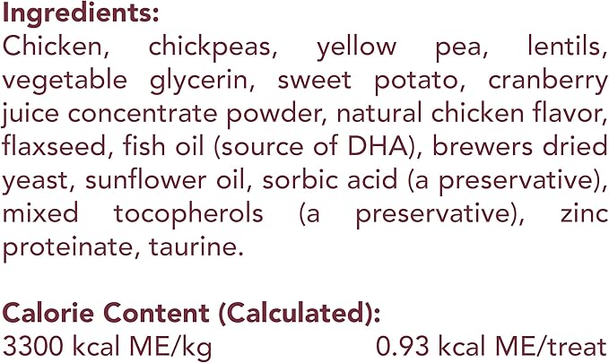 Get Naked Urinary Cat Health Treats with Cranberry & Real Chicken 6oz | Crunchy, Grain-Free, Natural Urinary Tract & Dental Care | Supports UT Support & Fresh Breath | Made in The USA