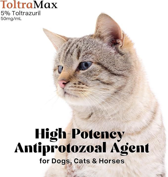 Toltrazuril 5.0% for Horses, Dogs, Cats, 240mL/8 Ounce, for Non-Food Chain Animals, Alfalfa