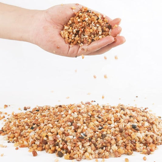 3lb Cactus Pea Gravel Rocks,1/5 Inch Pebbles for Indoor Plants, Natural Succulent Rock and River Rocks Decorative for Aquariums, Vases, Terrarium, Outdoor Gardening, Top Dressing for Potted Plants