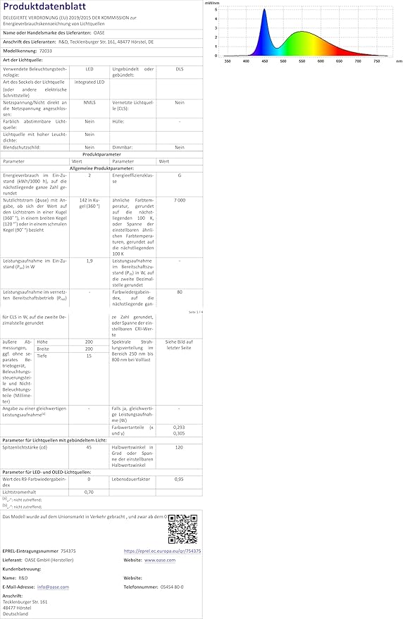 biOrb Flow 30 Acrylic 8-Gallon Aquarium with White LED Lights Modern Tank for Tabletop Display, Black