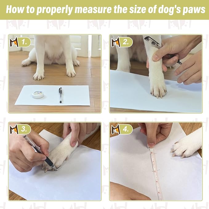 BEAUTYZOO Anti-Slip Dog Socks,Dog Shoes for Hot/Cold Pavement,Paw Protectors with Grips 3 Pairs for Puppy Small Medium Large Senior Old Dogs,Dog Socks to Prevent Licking and Hardwood Floor Protection