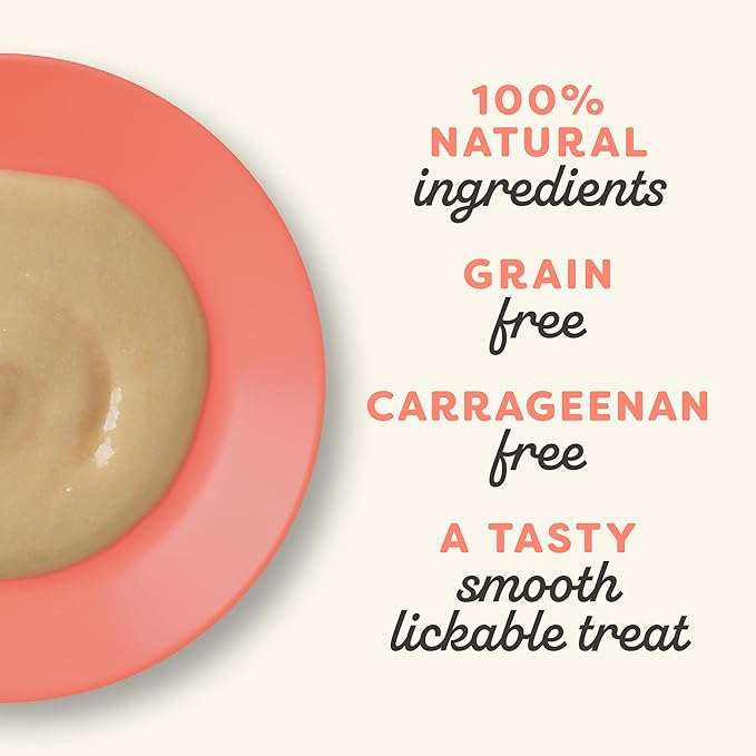 Applaws Lickable Cat Treats, Natural Grain-Free Purée, Limited Ingredient, Salmon Squeeze Up Cat Treats (60 x 0.5 oz Sachets)