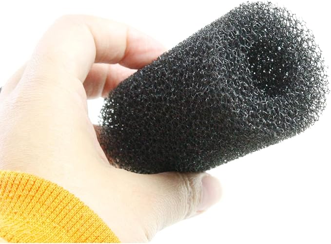 AQUANEAT 12-Pack Pre-Filter Sponge for Aquarium Shrimp Fry Fish Tank Filter 1” Intake, Replacement Foam Cover