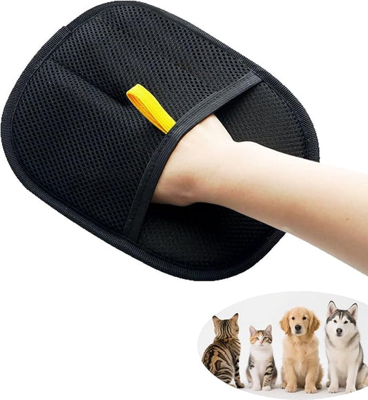 Reusable Pet Hair Removal Gloves, Electrostatic Hair Remover, Efficient Grooming Gloves for Pet Hair, Dog and Cat Fur Electrostatic Gloves for Couch, Clothes, Carpet, Bed Sheet