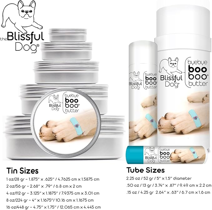 The Blissful Dog Italian Greyhound Boo Boo Butter, 4-Ounce