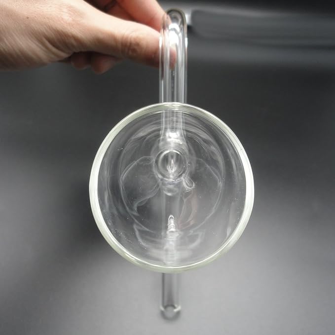 Glass Lily Pipe Outflow for Aquarium Planted Tank (13mm for 12/16mm (1/2" ID) tubing)