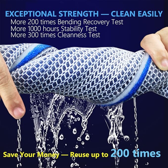 Aquarium Filter Media, Newly Premium 8-Layer Filter Pads for Aquarium, Fish Tank Sponge Pad Foam Filter Accessories for Pond (47" x 12",1 Pack)