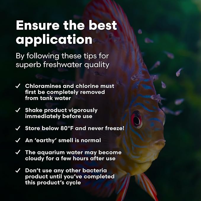 Brightwell Aquatics MicroBacter Start XLF - Concentrated Freshwater Nitrifying Bacteria - Quick Start Fish Tank Starter, Lift Microbe Levels & Water Filtering - Aquarium Water Treatments, 4.22 fl oz
