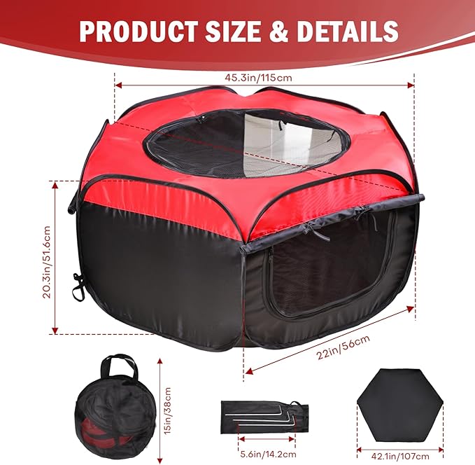 Brooder Box for Chick Starter Kit - Brooder Pen/Baby Chicken Supplies Brooder Box with Ideal Size Brooding Up to 15 Baby Chick, Duck and Quail