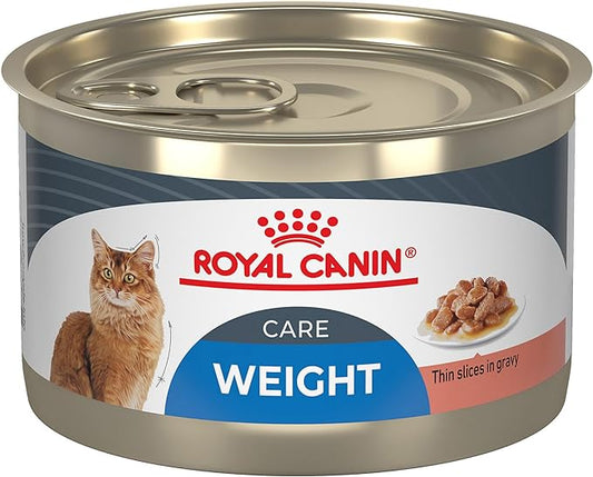 Royal Canin Feline Weight Care Thin Slices in Gravy Canned Adult Wet Cat Food, 5.1 oz can (24-Count)