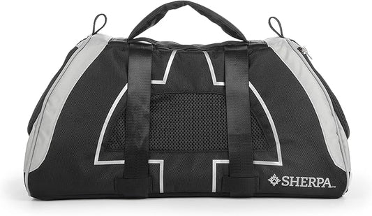 Sherpa Forma Frame Crash-Tested Travel Pet Carrier, Airline Approved & Guaranteed On Board - Black, Medium