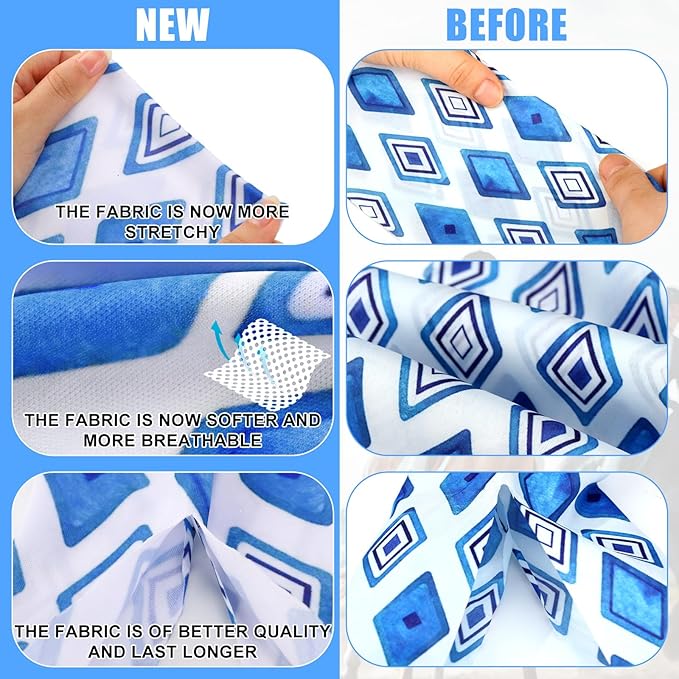 6 Pcs Horse Tail Bag Breathable Guard 22" Slip on Horse Care Tail Wrap 2 Strand Closure Straps Grooming Supplies to Keep from Dirt Breakage Rubbing 6 Designs(Aesthetic Style)