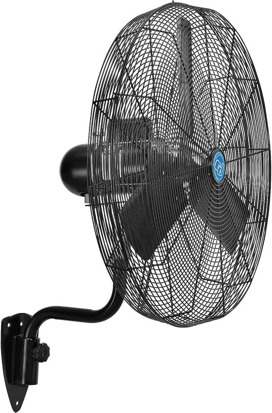Continental Dynamics CD Premium 30" Oscillating Wall Mount Fan, TEFC Motor, 11,500 CFM, 1/2 HP