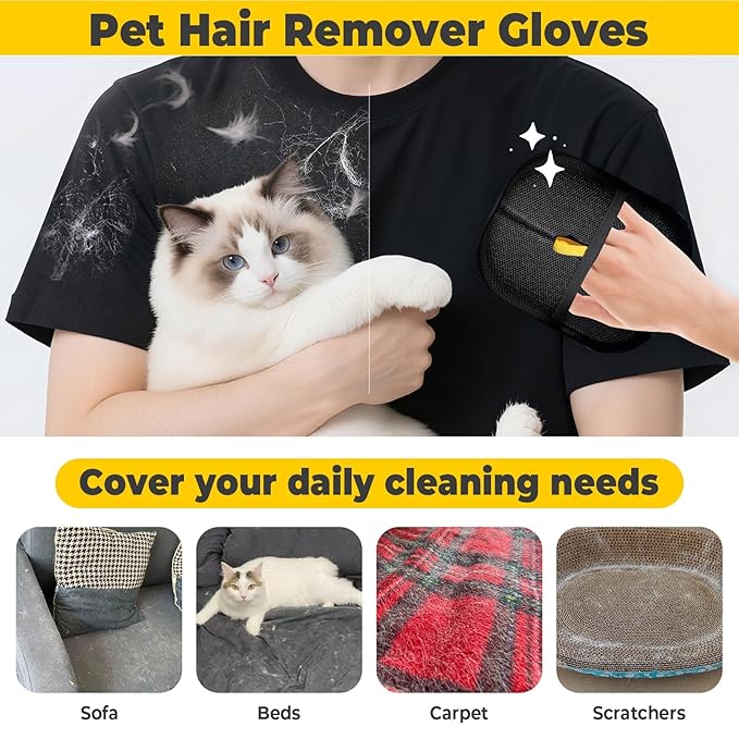 Cat Steam Brush for Shedding, 4 in 1 Rechargeable Steam Brush for Cats and Dogs, Anti-Static, Massage, flea comb for cats& Pet Removal Hair Glove,Shedding & Combing All In One!