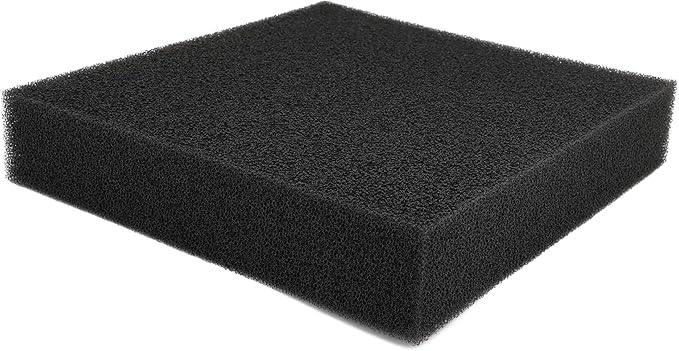 Aquarium Bio Sponge Pad Filter Media for Fish Tank,20/30/40PPI Open Cell Coarse Foam Block Foam Pre Filter Sponge (11" Lx 10.25" W x 2" H 40PPI)