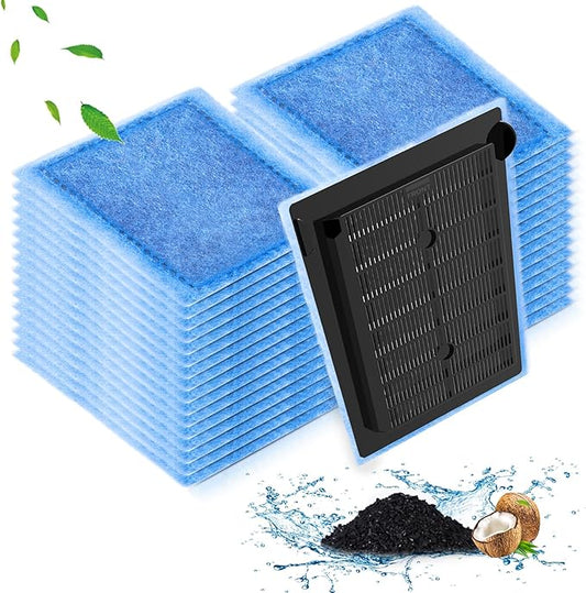 8/16/32 Pack Rite-Size C Filter Cartridges Compatible with MarineLand Penguin PRO Power Filters 275/375 & Original Penguin Power Filters 200/350 - Rite-Size C Replacement Filter Cartridges