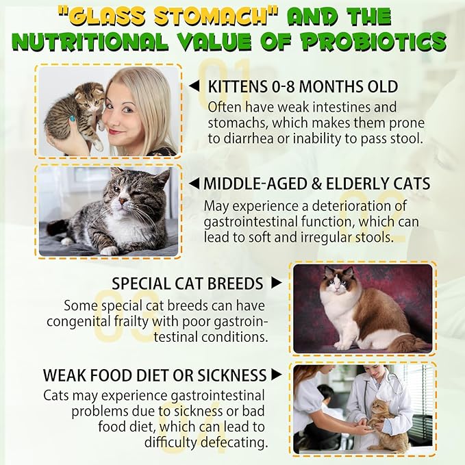 Cat Constipation Relief, Liquid Drops Supports Laxative Relief, Cat Herbal Supplements, Stool Softener Laxative Constipation Relief, Chicken Flavour- 60ml / 2 fl.oz(2PCS)