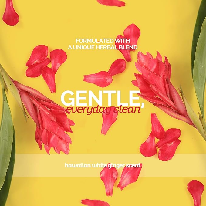 Bark2Basics Hawaiian White Ginger Dog Shampoo, 1 Gallon - Unique Herbal Blend, Natural Ingredients, Hawaiian White Ginger Scented, Cleans and Delivers Nutrients, Dilutes 16 to 1