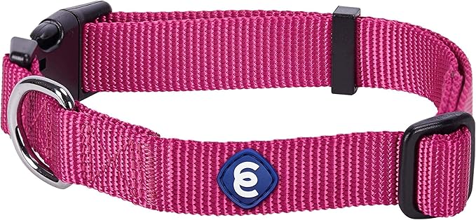 Blueberry Pet X-Small Dog Collar | Girl Dog Collars | Female Dog Collar XS | Quick Release Dog Collar | Very Berry Nylon Dog Collar for Girl, Collar for Small Dogs