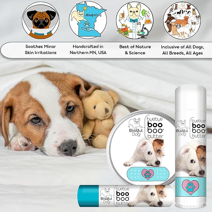 The Blissful Dog .15 oz Tube Jack Russell Terrier Booboo Butter
