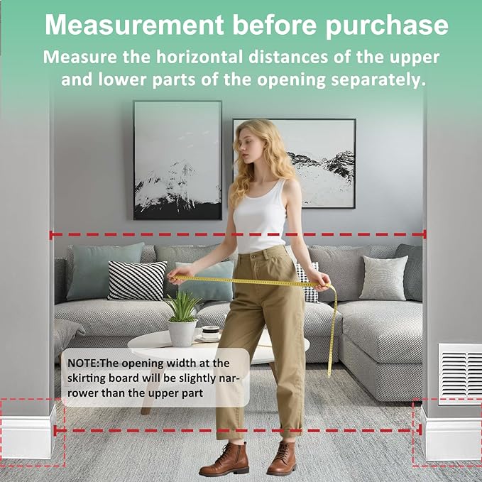 ALLAIBB Extra Wide Pressure Mounted Baby Gate Walk Through Child Kids Safety Toddler Tension White Long Large Pet Dog Gates with Extension for doorways Kitchen (52.76-62.2"/134-158cm, White)