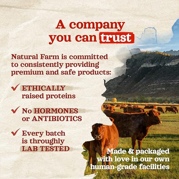 Natural Farm Collagen Sticks (6 Inch, 15 Pack). Odor-Free, 95% Natural Collagen Dog Chews, Supports Healthy Joints, Skin & Coat - Best Rawhide Alternative for Small & Medium Dogs