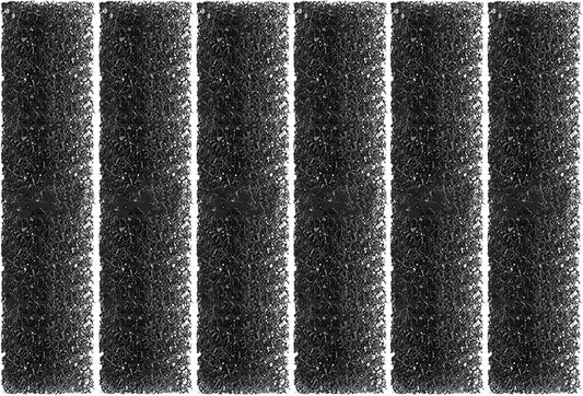 Aquarium U-V Filter Replacement Sponge, Fish Tank Filter Replacement Parts, Including 6 x Filter Sponge