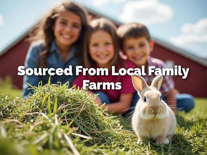 Blue Mountain Hay | Fresh 2nd Cutting Timothy Grass Hay (5 Pounds) | Soft & Leafy, Balanced Nutrition | High-Altitude Hay Pet Food for Adult Rabbits, Guinea Pigs, Chinchillas, and Other Small Pets