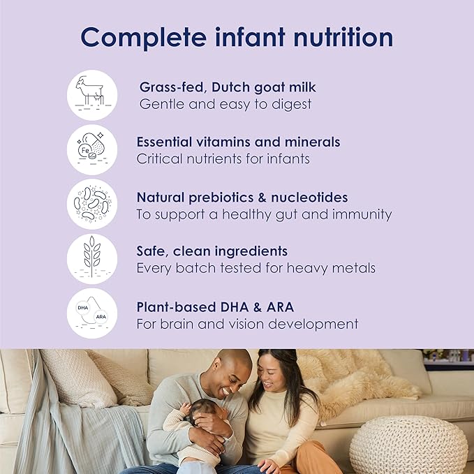Kabrita Goat Milk-Based Infant Formula – 28oz – Pack of 6 – Natural, Gentle Baby Formula – European, Non-GMO – Ages 0-12 Months