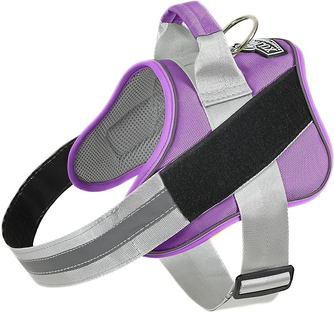 Bolux Dog Harness, No-Pull Reflective Dog Vest, Breathable Adjustable Pet Harness with Handle for Outdoor Walking - No More Pulling, Tugging or Choking (Lavender, X-Small (Pack of 1))