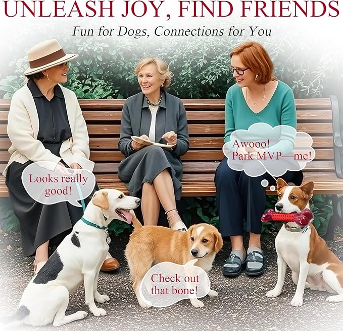 Apasiri Tough Dog Toys for Aggressive Chewers Large Breed, 2-Pack Dogs Chew Toys for Large Medium Dogs, Nylon and Rubber Dog-Bones for Teething Chew, Beef Flavor, for Doggo 20-75 lbs