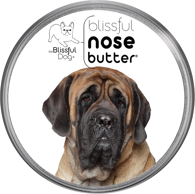 The Blissful Dog Mastiff Unscented Nose Butter - Dog Nose Butter, 8 Ounce