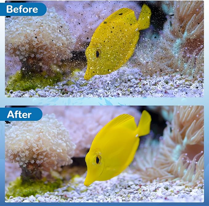 Aquarium Filter Cartridge for Whisper Bio Bag Power Filters, 6 Pack Assembled Large Filter Cartridges for Repto Filter