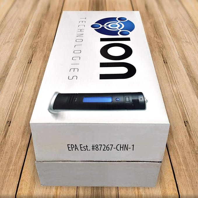 B-1000 Permanent Filter Ionic Air Purifier Pro Ionizer with UV-C, New (Black)