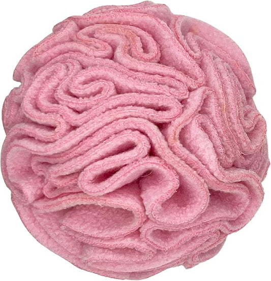 Puppy and Small Breed Snuffle Interactive Foraging Dog Puzzle Ball Toy Pink