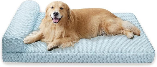 Tinaco Orthopedic Dog Couch Bed for Large Dogs, Cats - XX-Large, Washable, Removable Cover