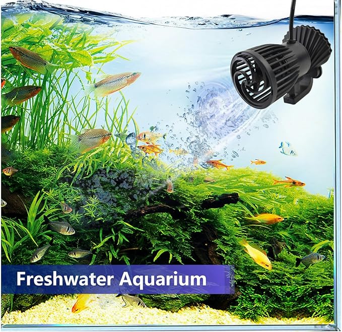 CONQUERALL 660-4700GPH 28W DC 24V Energy Saving Large Flow Wave Maker Controllable Multi Wave Suit for Marine Aquarium Tropical Fish and Reef Tank