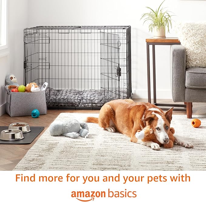 Amazon Basics Dog Poop Bags with Dispenser, 540 Count, Enhanced for Guaranteed Leakproof, Cucumber Scented, Includes Leash Clip