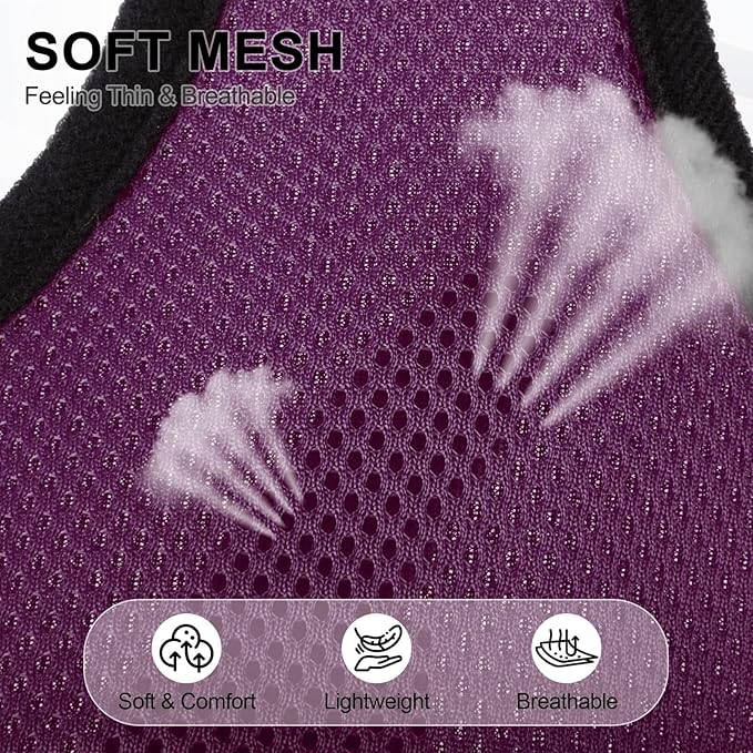 BINGPET Small Dog Harness - Breathable Mesh Puppy Cat Harnesses - No Pull Adjustable Dog Harness Dog Vest Harness for Small and Medium Dogs