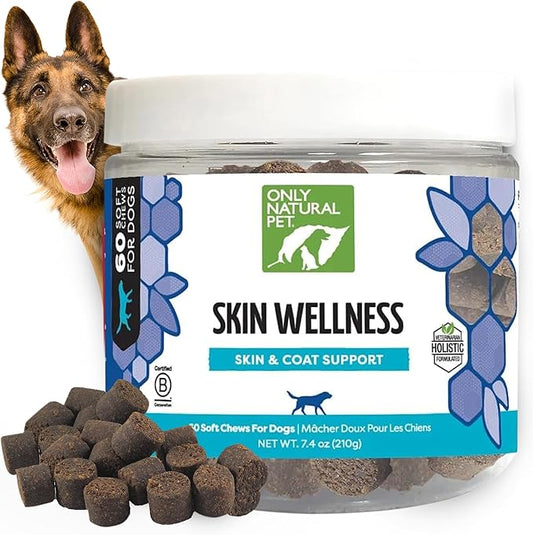 Only Natural Pet Skin Wellness Soft Chew 60 Count