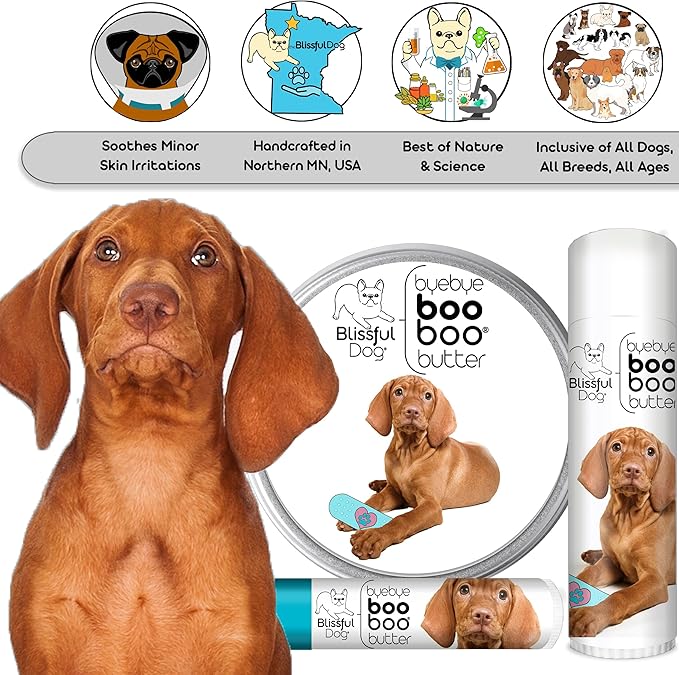 The Blissful Dog 8 oz TIN Vizsla Booboo Butter
