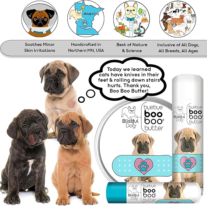The Blissful Dog .50 oz Tube Bullmastiff Booboo Butter