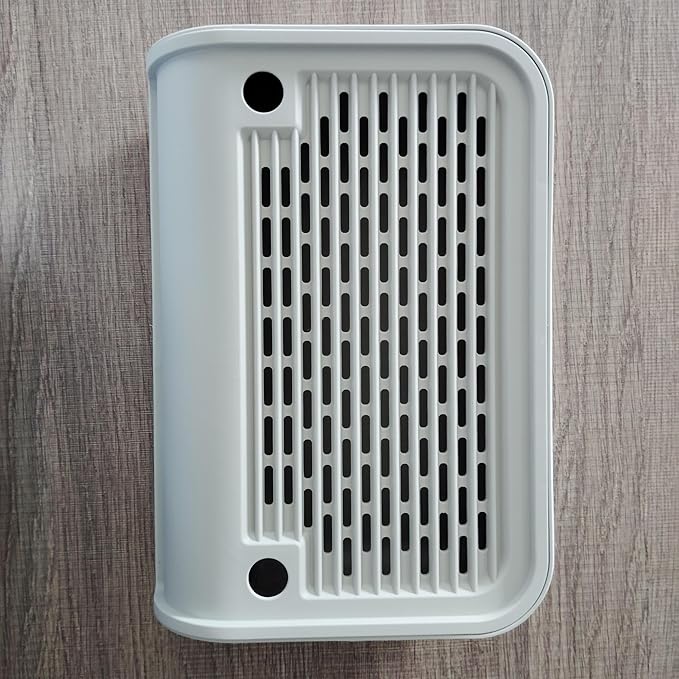 Cat Litter Box Step, Cat Litter Box Ramp Mat with Filter Function for Self-Cleaning Cat Litter Box, Easy to Clean, Cat Pedal Step Stool Ideal for Kitten & Elderly Cats (Dark Grey)